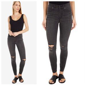 Madewell Distressed Curvy High-Rise Skinny Jeans, Size 26